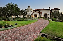 Tuscan new homes in Lakeway, TX.